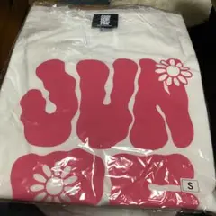 純烈　ホワイト Tシャツ S サイズ　ピンクロゴ