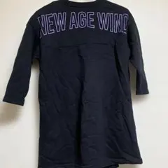 NEW AGE WIND ブラック長袖ワンピース