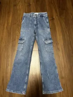 【ZARA】デニムカーゴパンツのサムネイル