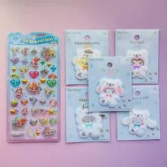 【正規品】うるちゅるポップシール パワーパフガールズ サンリオワッペン シール