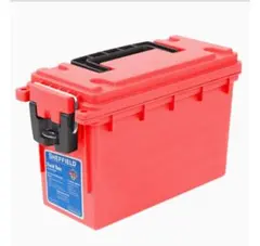 Sheffield 収納箱 防水 米国製 ミリタリー 赤 ツールボックス