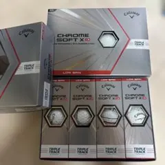 新品未使用⭐︎Callaway Chrome Soft X LS 2ダース24球
