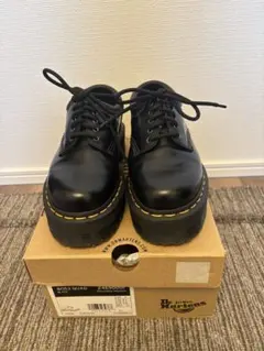 Dr. Martens 8053 QUAD ブラック厚底シューズ　23cm