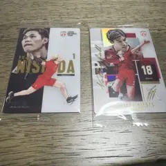 男子日本代表verツインウエハースカード2枚セット