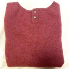最終特価　美品Rubyrivetカシミア100 % ワールド　後ろボタン M