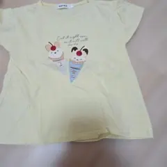 イエロー アイスクリーム Tシャツのサムネイル