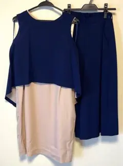 フォーマル レディース ワンピース トップス パンツ 3点セット 38 M