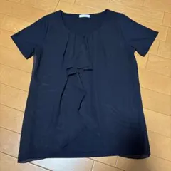 a.v.v半袖カットソー ネイビー フリルのサムネイル