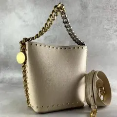 鑑定済/未使用保管品✨ステラマッカートニー フレイム バケット バッグ