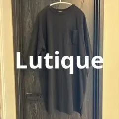 【Lutique】半袖 ビッグ Tシャツ ロング ワンピースのサムネイル