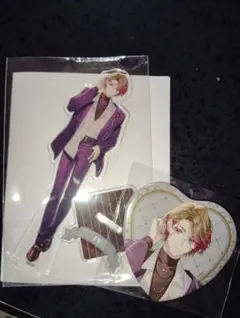 HoneyWorks ファミマ アクリルスタンド ハート缶バッジ IV