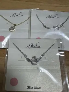 Glitz Wave ネックレス 3点セット
