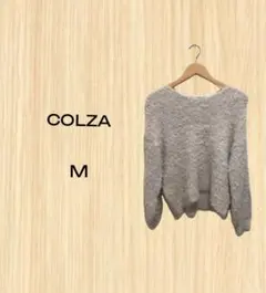 COLZA ライトグレー Mサイズ ニットセーター