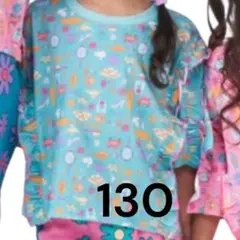新品　リトシー　ディズニープリンセス　Tシャツ 　　グリーン　130 しまむらのサムネイル