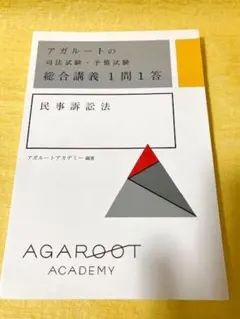 裁断済み】アガルート 司法試験 合格答案の「型」習得講座 基礎編