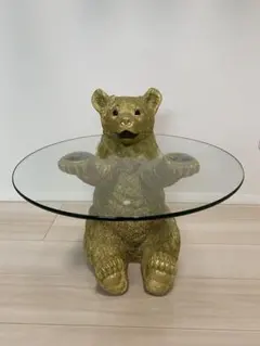 ガラステーブル BE＠RBRICK ベアブリック サイドテーブル オブジェ