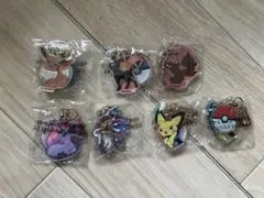 韓国限定 ポケモン アクリルキーホルダー 6個セット
