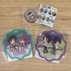 名探偵コナン くら寿司コラボ ラバーコースター&マグネットシート