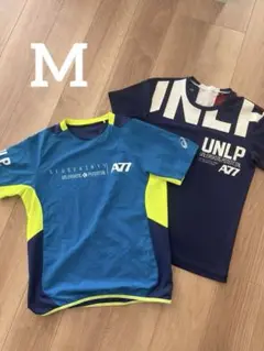 asics【アシックス】グラフィックTシャツ 2枚セット 《Mサイズ》