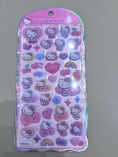 コットンパフィ　サンリオ ハローキティレオパード　ヒョウ柄シール 値下げしません