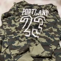 PORTLAND 迷彩柄 パーカー Lサイズ