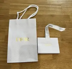 Dior ホワイトショッパー 小型　2点セット