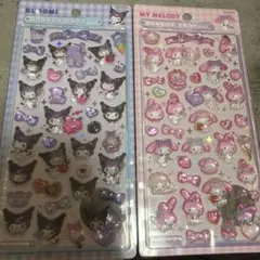正規品‼️ボンボンドロップシール サンリオ クロミ マイメロ 第二弾 2枚セット