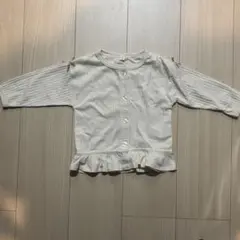 【新品】ベビー服 長袖 カーディガン リボン付き 80cm
