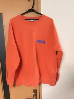 FILA オレンジ トレーナー XL