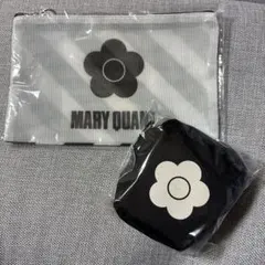 MARY QUANT メッシュフラットポーチ ミニポーチ 2点セットのサムネイル