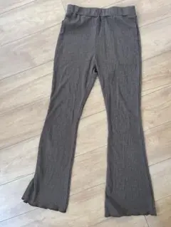 sandless moon ブラウンフレアパンツ
