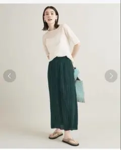 BEAUTY&YOUTH プリーツバックスリットスカートのサムネイル