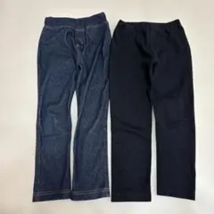 UNIQLO 西松屋　スパッツ　レギンス　ブラック　ボトムス　100