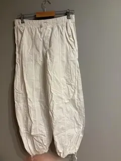 【ZARA/ザラ】パラシュートパンツ　ホワイト　S レディース