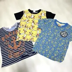 ポケモン　ピカチュウ　Tシャツ　110 ミニオン　半袖　男の子まとめ売り