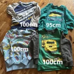 長袖トレーナー　長袖Tシャツ　トップス　新幹線　ドクターイエロー　まとめ売り