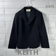 【KEITH】★キース★ジャケット★黒★ウール★レディース