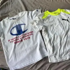 Champion & Puma Tシャツ 2枚セット