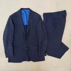 【最高級】 Kiton キートン 光沢感 ウール スーツ セットアップ ネイビー 中古・古着通販】kiton (キートン) セットアップスーツ ブラウン