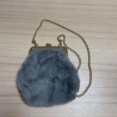 【※最終値下げ】Me% ファーショルダーバッグ　チェーン　lowrys farm