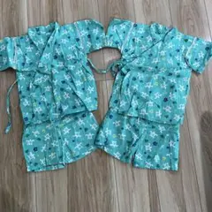 男の子　甚平　双子　兄弟　100サイズ　おしゃれ