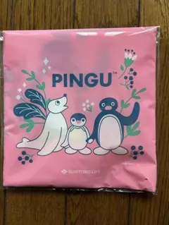 新品]ピングー 住友生命 ハンドタオル ガーゼ パイル - メルカリ