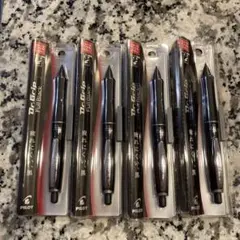 PILOT ドクターグリップ　フルブラック　シャーペン　シルバー　4本