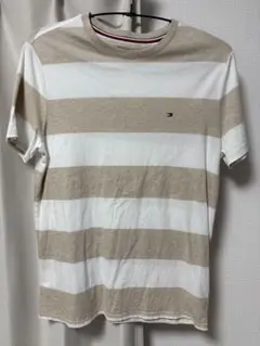 【送料込】TOMMY HILFIGER 半袖Tシャツ ボーダー Lサイズ 美品のサムネイル