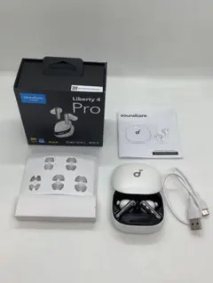 Soundcore Liberty 4 Pro ワイヤレスイヤホン ホワイト