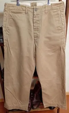 美品】 RRL ダブルアールエル ミリタリー チノパン 38×32 - メルカリ