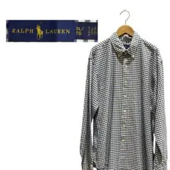 【289】Ralph Lauren チェック柄 長袖シャツ XL