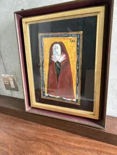竹中三郎 大きな油絵 額入 出品作品 - メルカリ