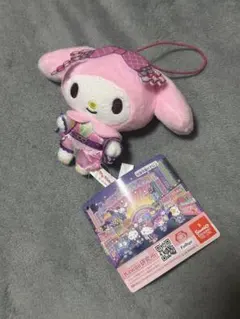 未使用　マイメロディ ネオナツマツリぬいぐるみ