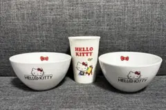 ローソン　ハローキティ　陶磁器タンブラー　コップ　ボウル　非売品